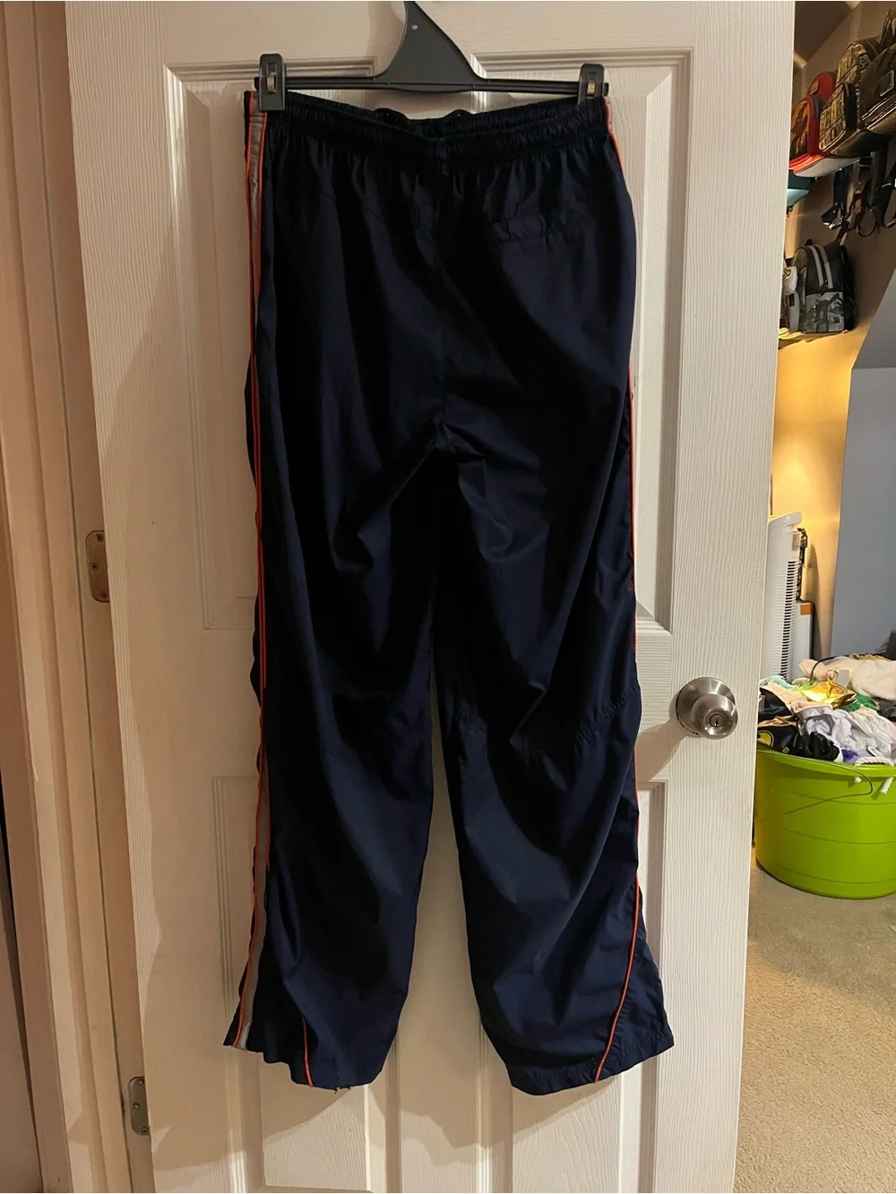 Nike Men’s Navy Joggers with Orange Trim